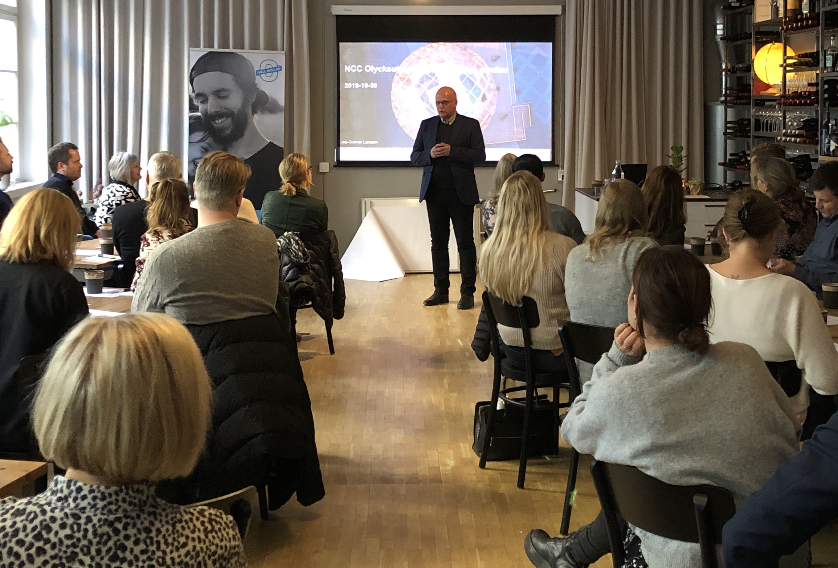 Lars-Gunnar Larsson, NCC var en av föreläsarna om olycksutredningar