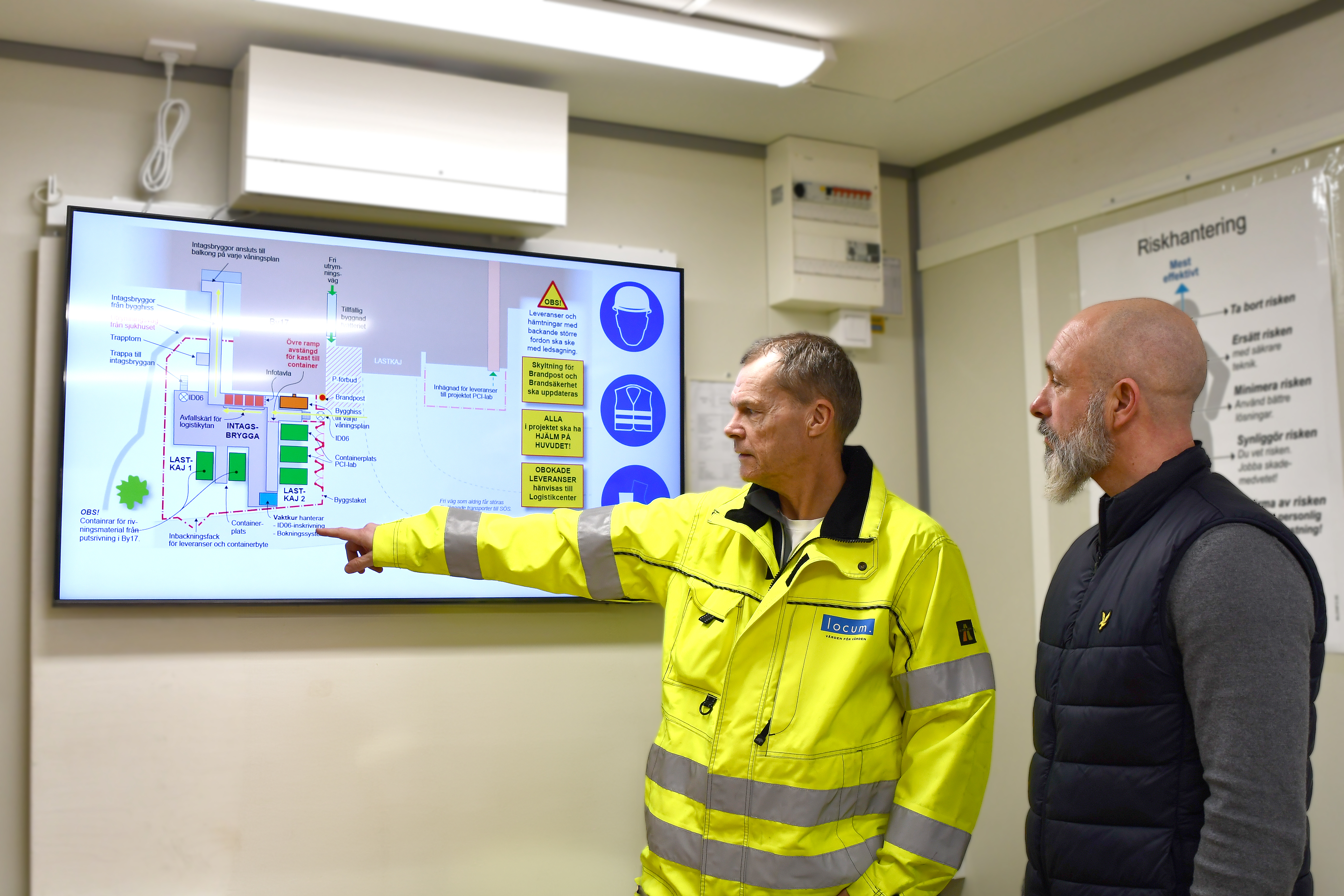 Locum har tagit över ansvaret för övergripande logistik och planering för alla projekt på Södersjukhuset – arbetsmiljö ska inte få bli en konkurrensfaktor helt enkelt. 