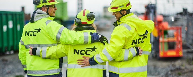 Foto från NCC, medarbetare. Taget av fotograf Joakim Kröger.