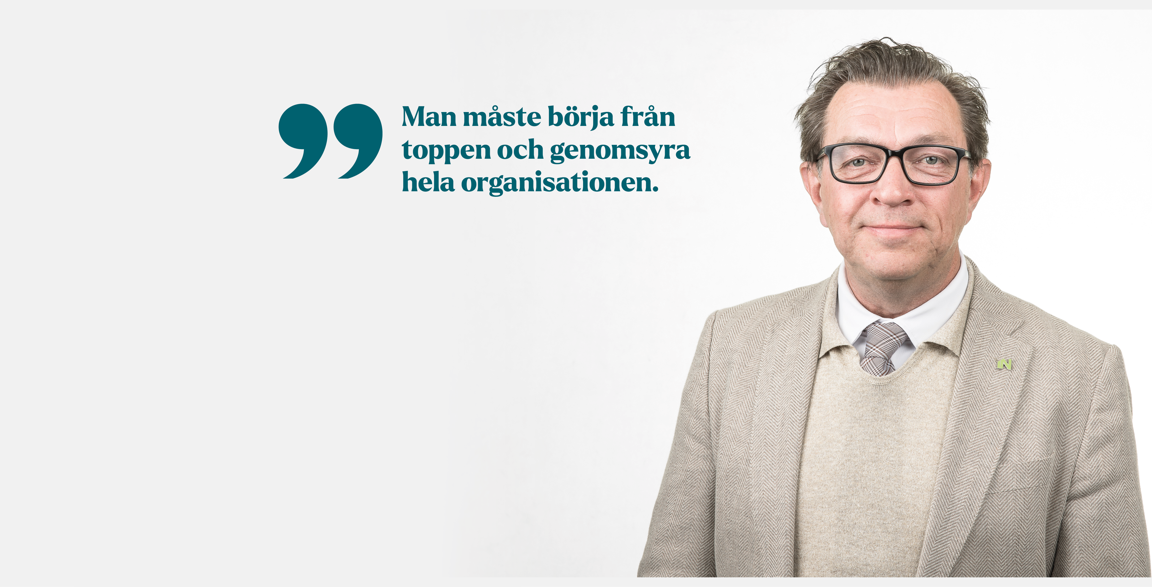 Bildtext: Johnny Petré, styrelseledamot i Håll Nollan och vd hos Installatörsföretagen