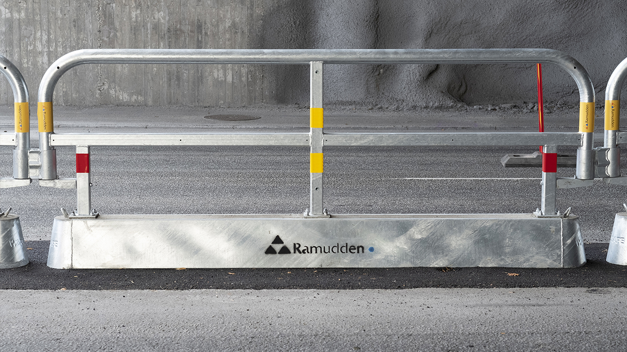 Trafikbarriär från Ramudden